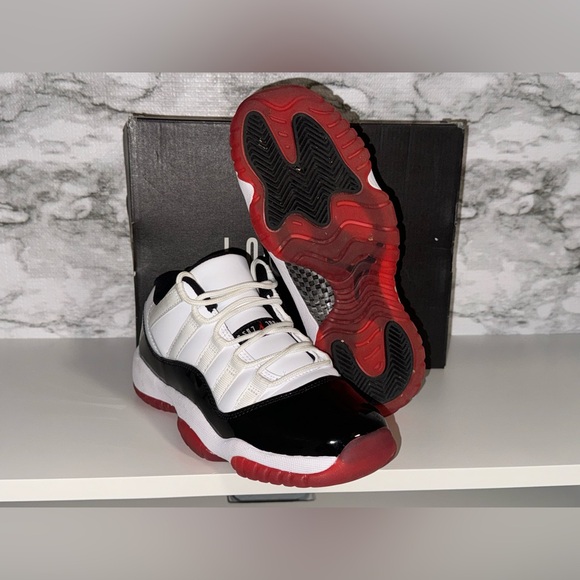 Jordan 11 Retro Low Concord Bred 4.5size GradeSchool - Picture 6 of 8